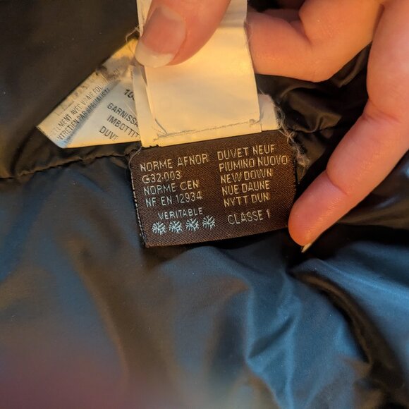 Moncler Parka Coat size 3 Fox Fur Trim Hood Real Fur - Picture 11 of 14